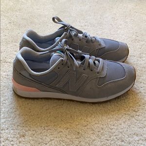 New Balance 696 Gray and Pink!